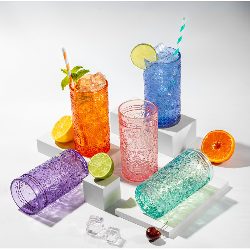 Godinger Silver Art Co Jax Glass Highball 14 oz & Reviews | Wayfair